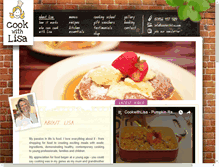 Tablet Screenshot of cookwithlisa.com